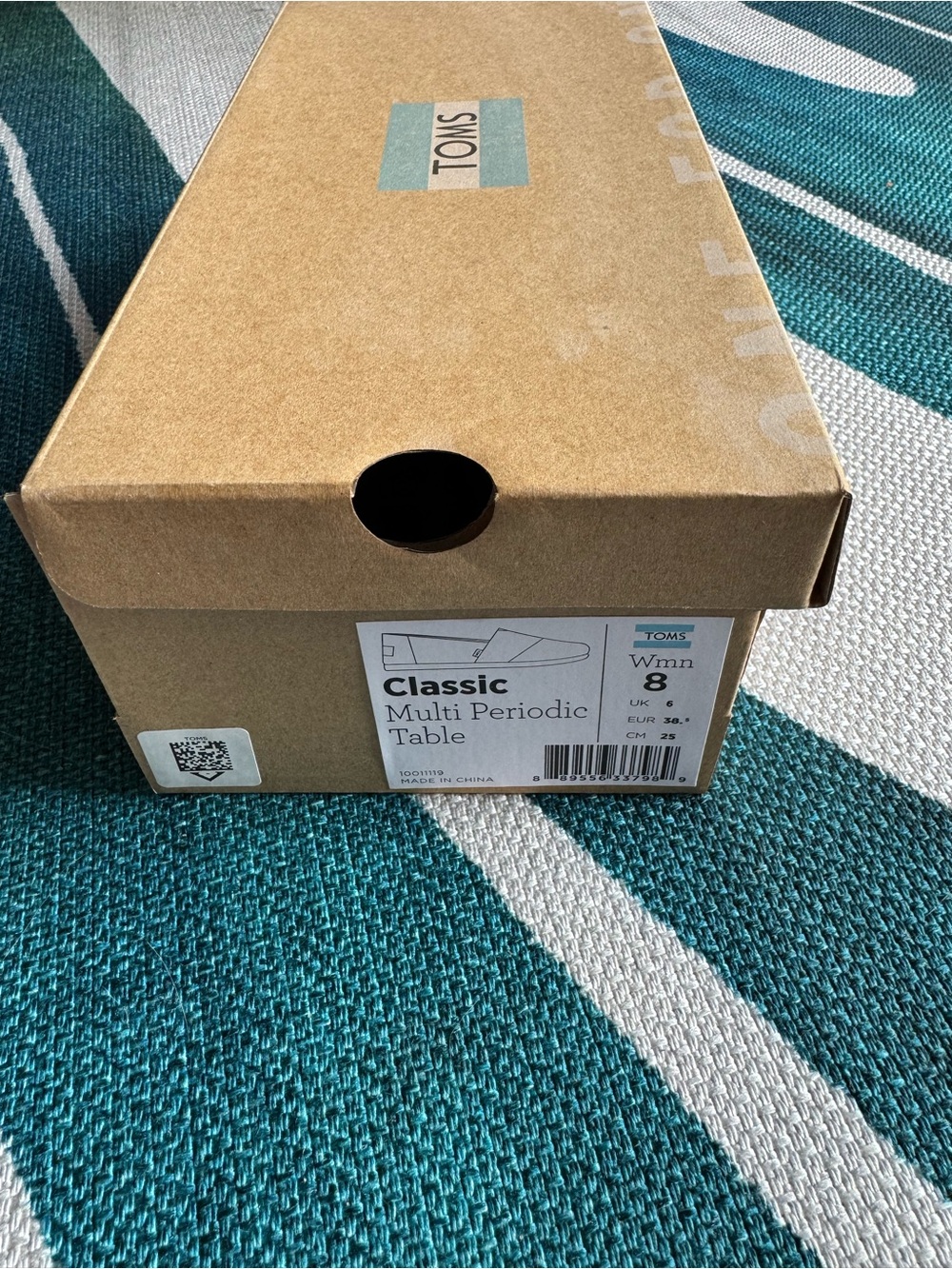 TOMS Women’s Slip-On Shoes in Pastel Periodic Table Print - Picture 4 of 4